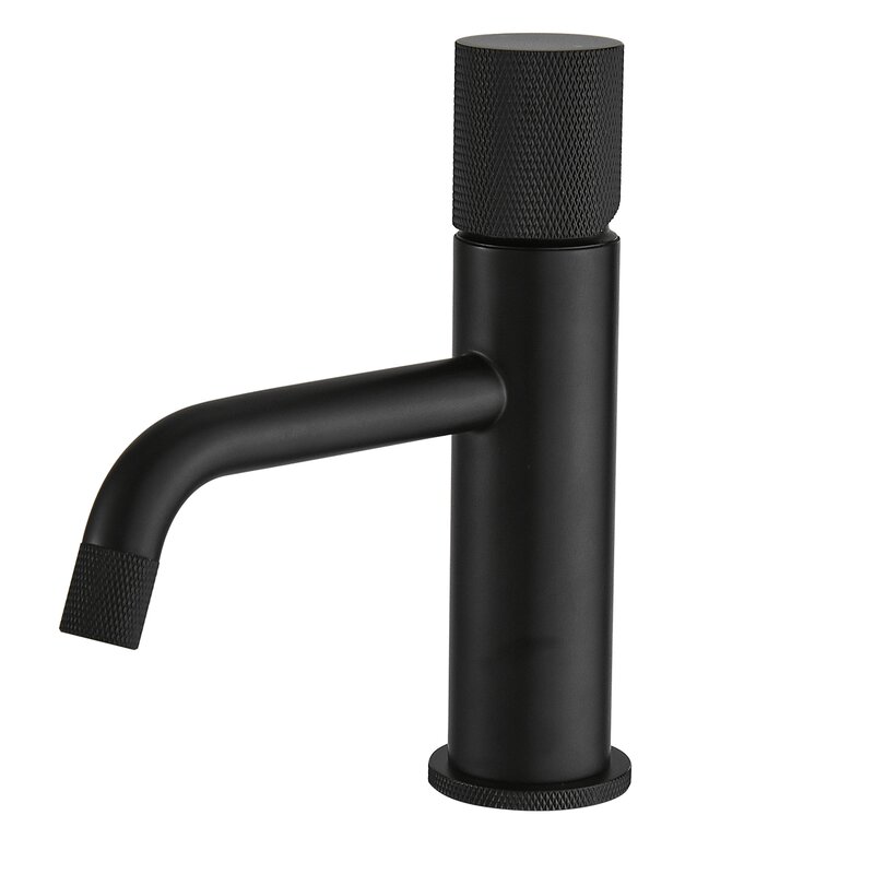 KANGJU Brass Single Hole Bathroom Faucet & Reviews | Wayfair